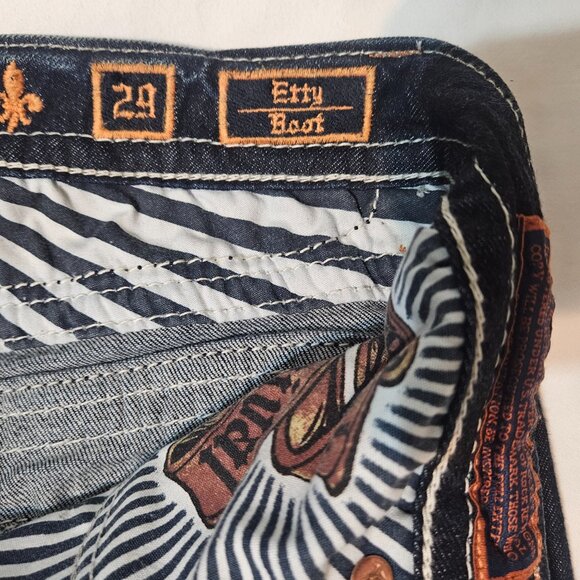 ROCK REVIVAL Etty Bootcut Jeans Size 29 - Picture 8 of 16